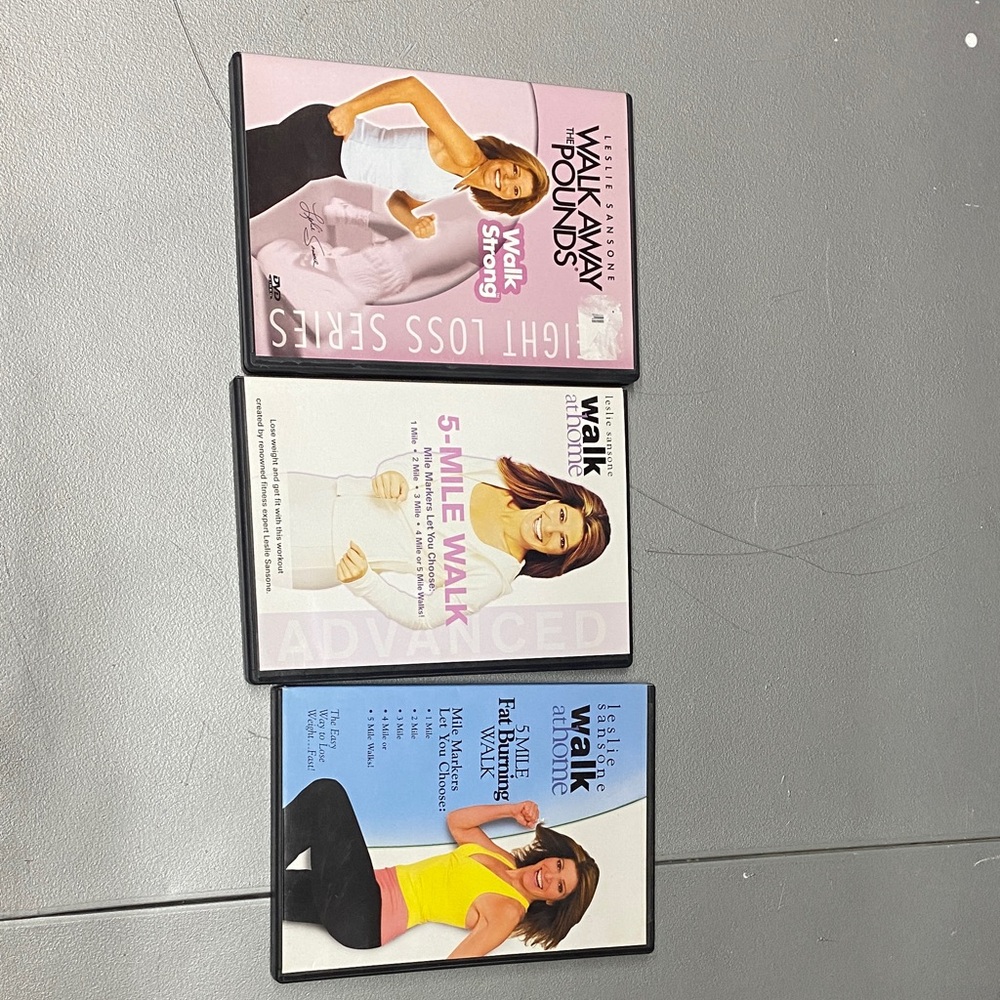 GAIAM Fitness DVD Set with Black Cases